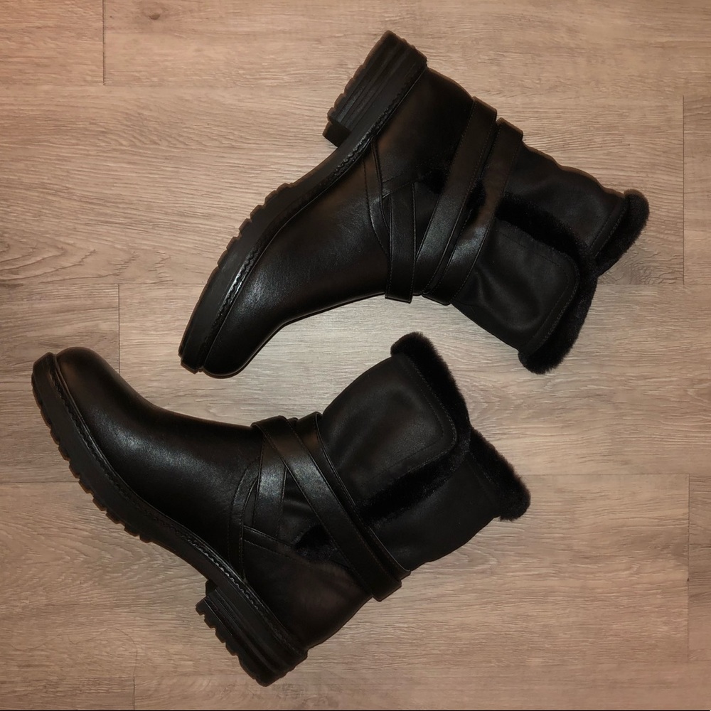 Women’s Moto Faux Leather/Fur